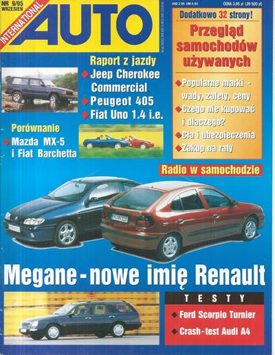 Auto International numer 9/1995 okładka